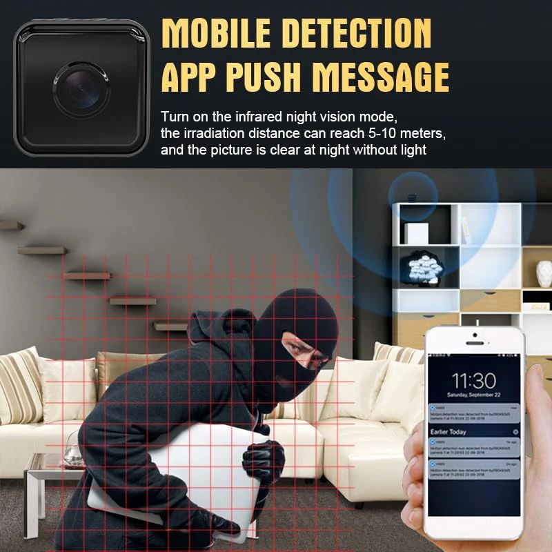 WiFi Security Camera 1080p – Indoor & Outdoor Smart Surveillance