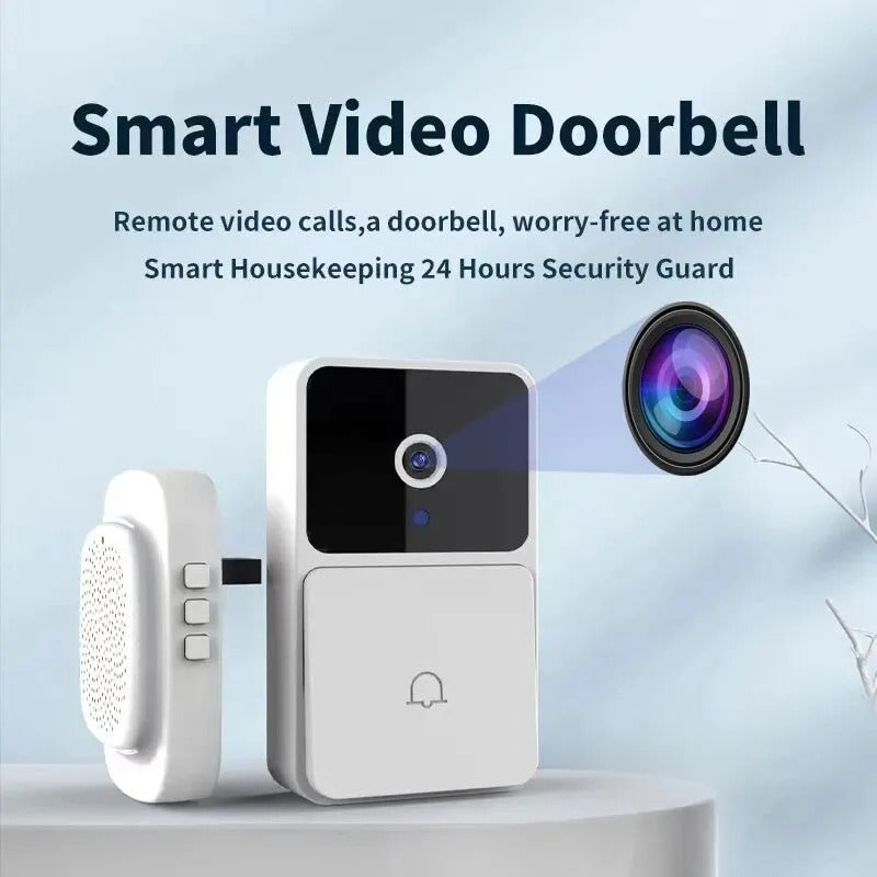 Smart Wireless Video Doorbell Camera – Night Vision & Two-Way Audio