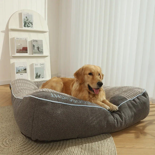 Large Thick Scratch-Resistant Dog Cushion Bed