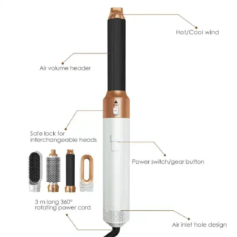 Premium 5-in-1 Hair Styler Pro