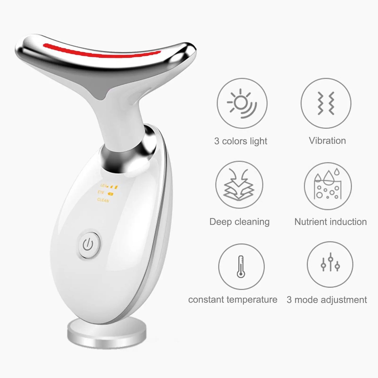 RevitaLight 4-in-1 LED Face Massager – Anti-Aging