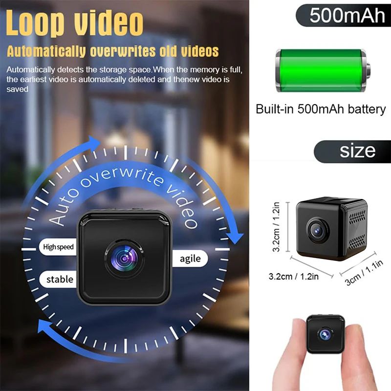 WiFi Security Camera 1080p – Indoor & Outdoor Smart Surveillance