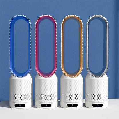 3-in-1 Bladeless Air Cooler, Purifier & LED Touch Oscillating Fan