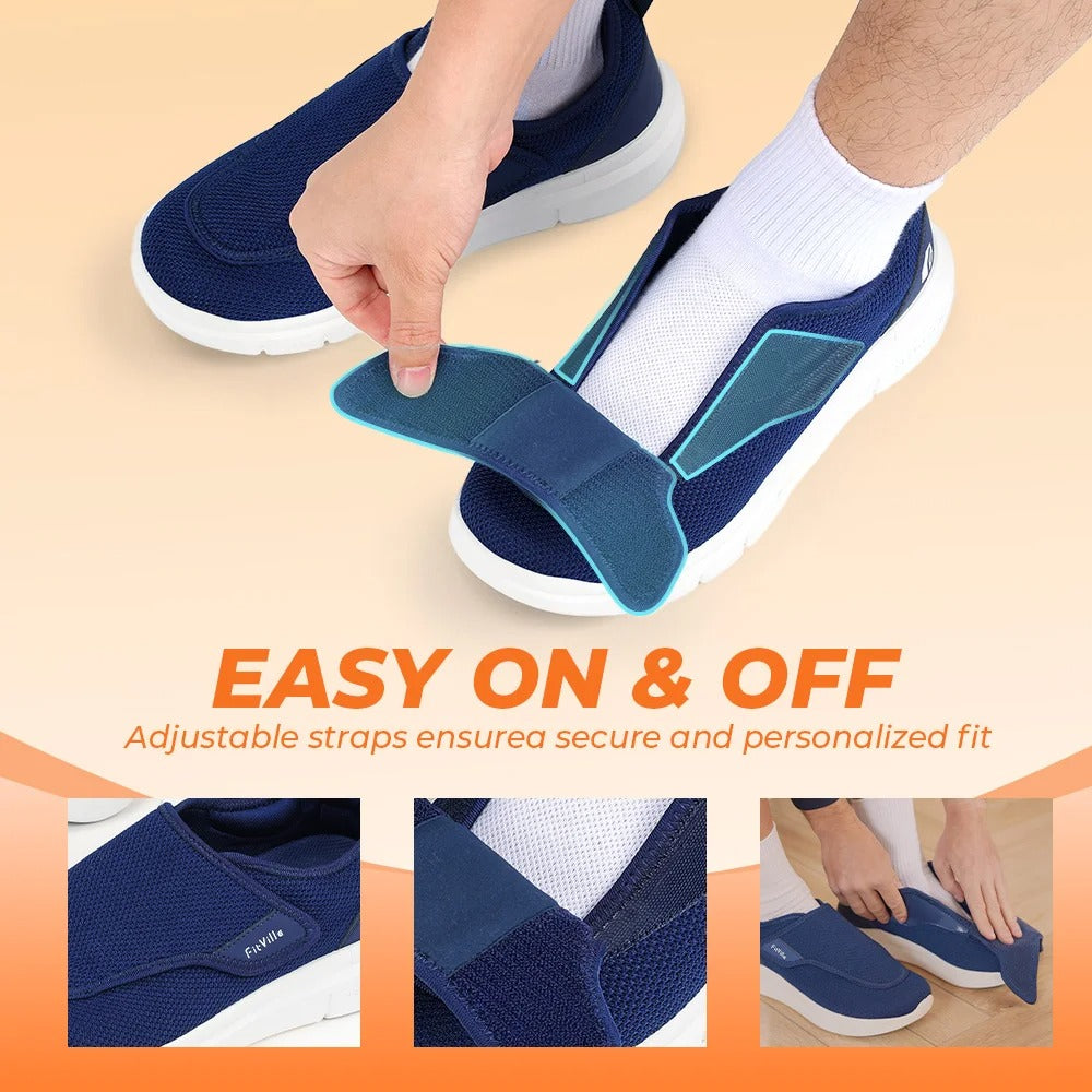 Men’s Extra-Wide Supportive Walking Shoes