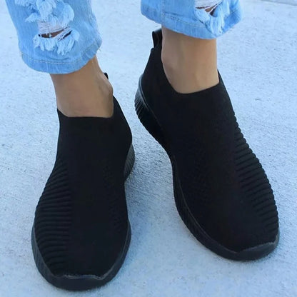 Women’s Slip-On Supportive Trainers with Cushioned Insole