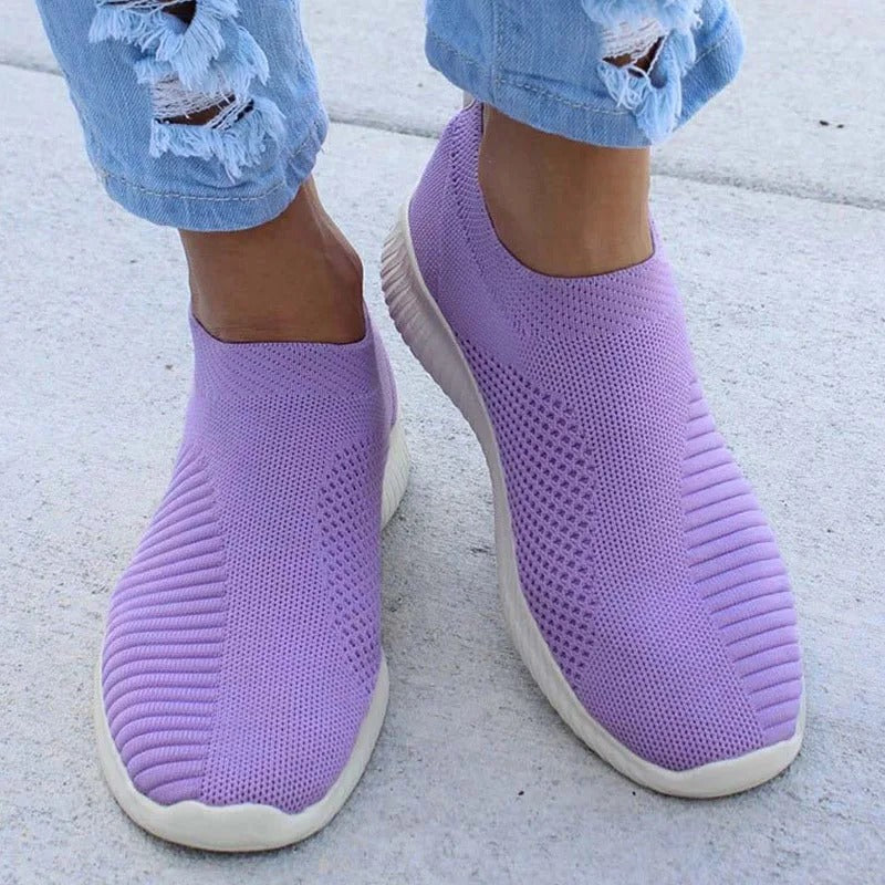 Women’s Slip-On Supportive Trainers with Cushioned Insole