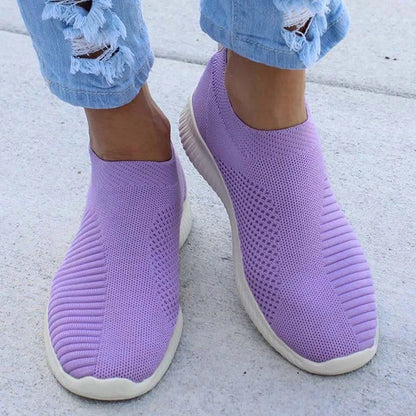 Women’s Slip-On Supportive Trainers with Cushioned Insole