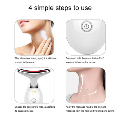 RevitaLight 4-in-1 LED Face Massager – Anti-Aging