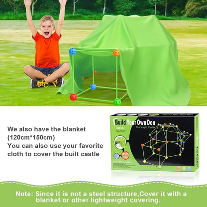 Kids Fort Building Kit – Creative STEM Construction Set