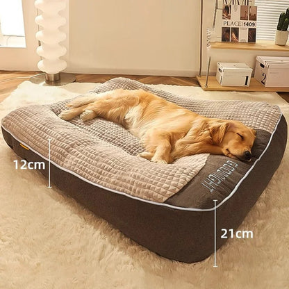 Large Thick Scratch-Resistant Dog Cushion Bed