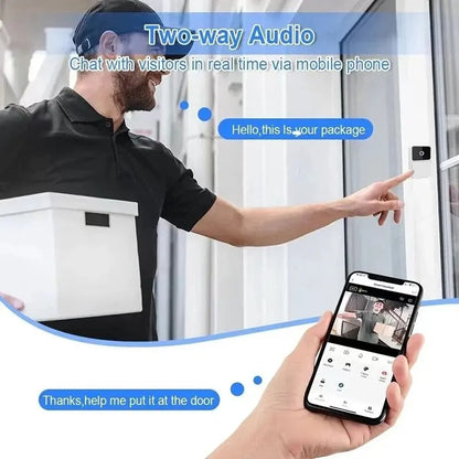 Smart Wireless Video Doorbell Camera – Night Vision & Two-Way Audio