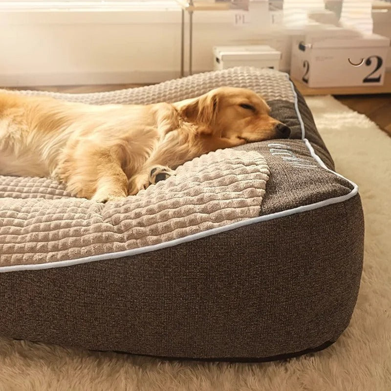 Large Thick Scratch-Resistant Dog Cushion Bed