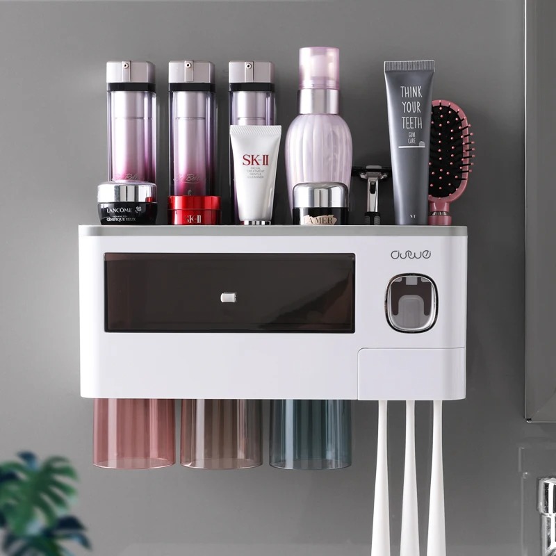 Electric Toothbrush Holder Set with Automatic Toothpaste Dispenser - Image 12