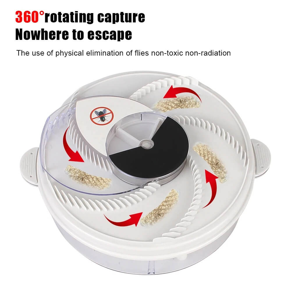 Electric Fly Swatter Trap – The Non-Toxic Way to Eliminate Flies Indoors and Outdoors - Image 3