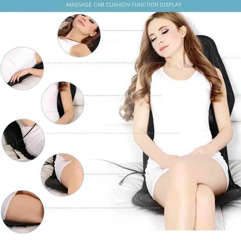 Electric Massage Chair Cushion with Heat – Full-Body Massager on Chair - Image 5