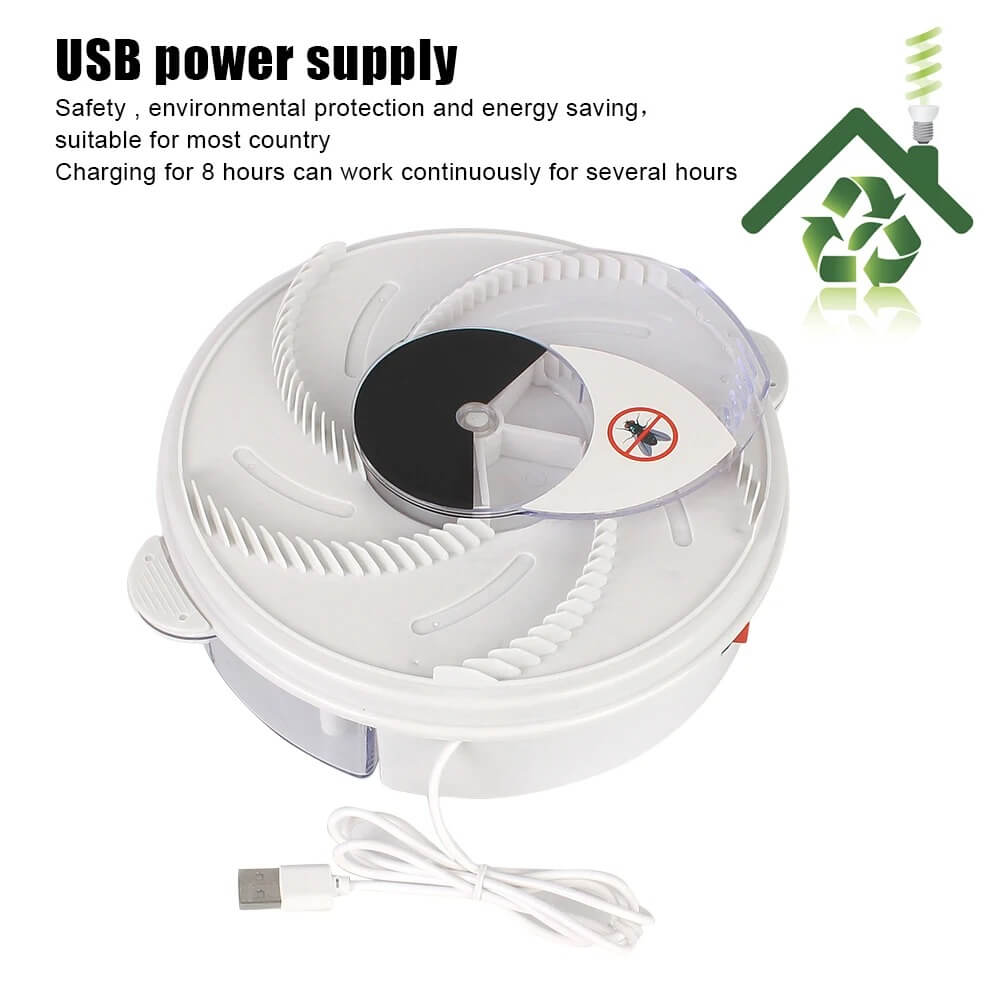 Electric Fly Swatter Trap – The Non-Toxic Way to Eliminate Flies Indoors and Outdoors - Image 6