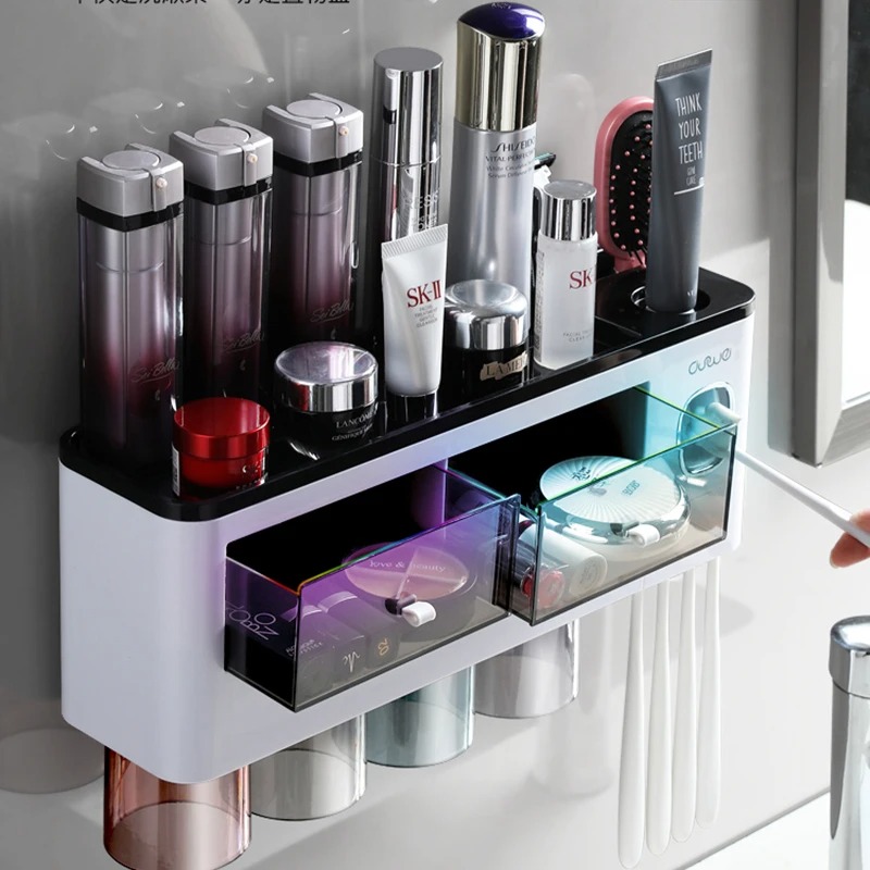 Electric Toothbrush Holder Set with Automatic Toothpaste Dispenser - Image 6