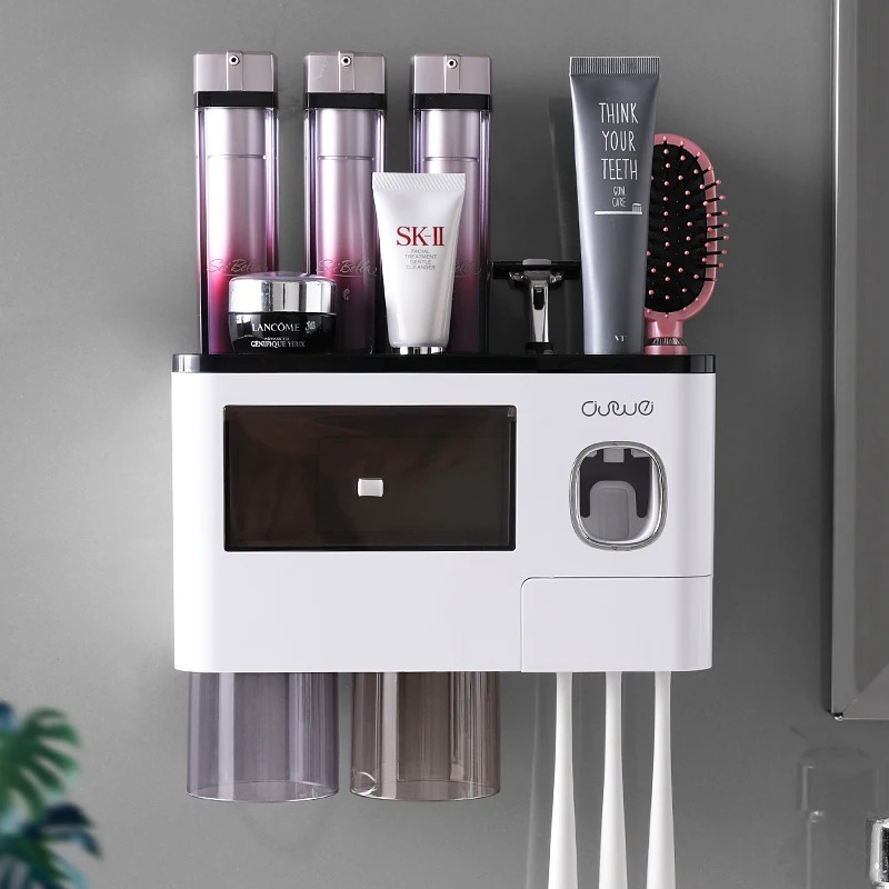 Electric Toothbrush Holder Set with Automatic Toothpaste Dispenser - Image 9